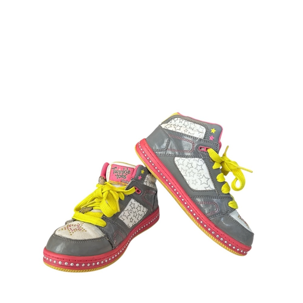 Skechers Twinkle Toes Sneakers Girls Size 1 Mid Top Shoes